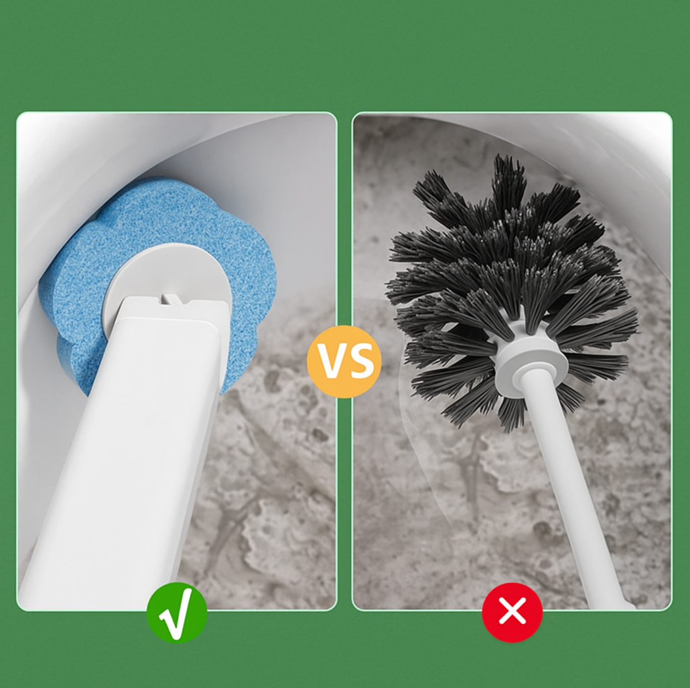 Slipp bakterier – alltid en ny, fräsch borste